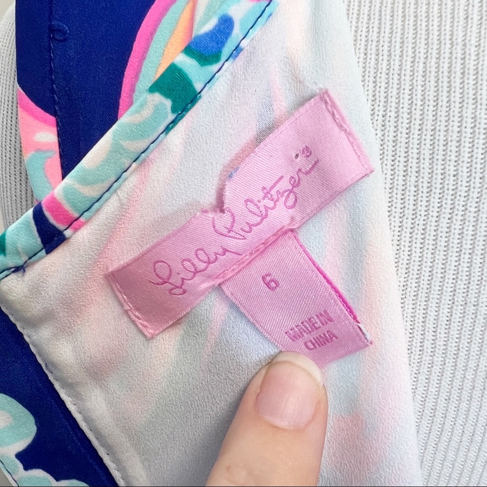 Lilly Pulitzer Kassia Dress Going Coastal 00 - Picture 5 of 6